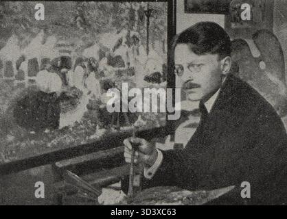 Otto Molitor (1889–1965) è stato un pittore, scultore, artista grafico e sacerdote ceco della Chiesa ussita cecoslovacca, attiva all'inizio del XX secolo. Foto Stock