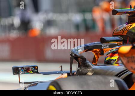 San Paolo, BRA. 07/11/2025. Oscar Piastri dell'Australia alla guida del (81) McLaren F1 Team MCL39 Mercedes, durante la Formula 1 MSC Cruises grande Premio De Sao Paulo 2025. Crediti: Alessio Morgese / Alamy live news Foto Stock