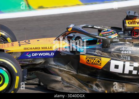 San Paolo, BRA. 07/11/2025. Oscar Piastri dell'Australia alla guida del (81) McLaren F1 Team MCL39 Mercedes, durante la Formula 1 MSC Cruises grande Premio De Sao Paulo 2025. Crediti: Alessio Morgese / Alamy live news Foto Stock