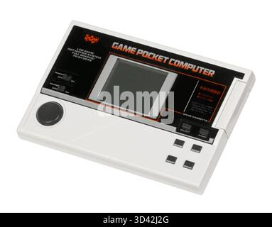 1984 Epoch Game Pocket computer, una console portatile d'epoca distribuita in Giappone Foto Stock