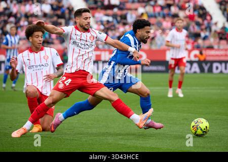 Girona, Spagna. 8 novembre 2025. 20251108 Girona FC vs Deportivo Alavés J12 credito: CORDON PRESS/Alamy Live News Foto Stock