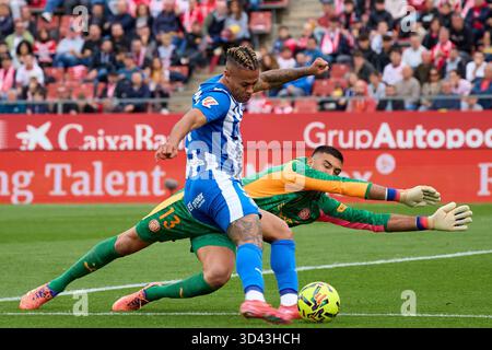 Girona, Spagna. 8 novembre 2025. 20251108 Girona FC vs Deportivo Alavés J12 credito: CORDON PRESS/Alamy Live News Foto Stock