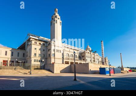 Stadio Olimpico di Barcellona, uno stadio di Barcellona, Catalogna, Spagna, originariamente costruito nel 1927 Foto Stock