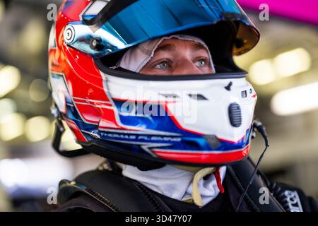 FLEMING Tom (gbr), Manthey 1st Phorm, Porsche 911 GT3 R LMGT3 #92, LM GT3, azione durante il Rookie test 2025 del Campionato Mondiale Endurance 2025, il 9 novembre 2025 sul circuito Internazionale del Bahrain a Sakhir, Bahrain - foto Julien Delfosse/DPPI credito: DPPI Media/Alamy Live News Foto Stock