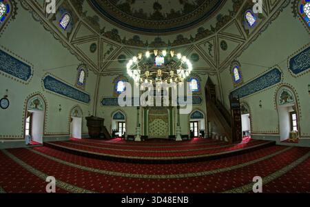 Situata a Kirklareli, Turchia, la Moschea Hizir Bey è stata costruita nel 1383. Foto Stock