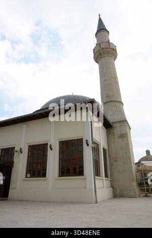 Situata a Kirklareli, Turchia, la Moschea Hizir Bey è stata costruita nel 1383. Foto Stock