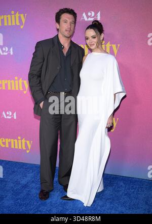Miles Teller e Keleigh Teller Foto Stock