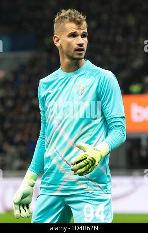 Milano, Italia. 9 novembre 2025. Stadio San Siro. Enlilive serie A Football Championship. Inter Milan vs Lazio. Ivan Provedel, portiere della Lazio. Foto Stock