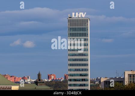 Un edificio per uffici a Tallinn, Estonia Foto Stock