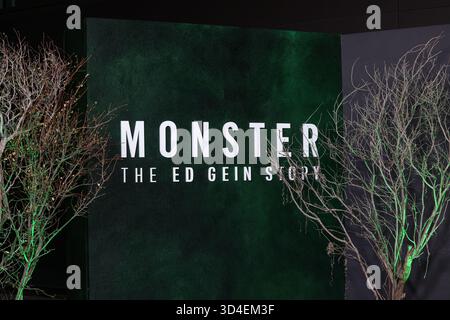 Hollywood, Stati Uniti. 10 novembre 2025. HOLLYWOOD, LOS ANGELES, CALIFORNIA, Stati Uniti d'America - 09 NOVEMBRE: Una visione generale dell'atmosfera al Netflix FYSEE: The Fall Edit - "Monster: The ed Gein Story" FYC (for Your Consideration) Event tenuto al Netflix Tudum Theater il 9 novembre 2025 a Hollywood, Los Angeles, California, Stati Uniti. (Foto di Xavier Collin/Image Press Agency) credito: Image Press Agency/Alamy Live News Foto Stock