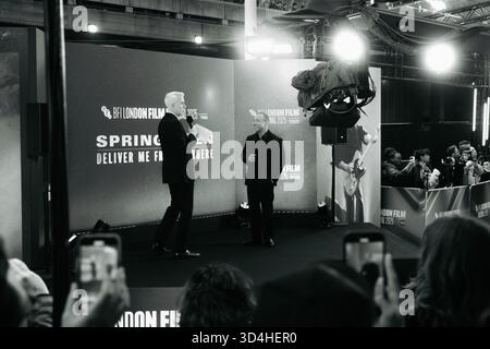 Stephen Graham è stato intervistato sul palco al BFI London Film Festival 2025 per la proiezione di gala in anteprima di "Springsteen: Deliver me from Nowhere" Foto Stock