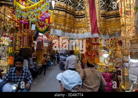 Vecchia Delhi, India, Scene di strada Foto Stock