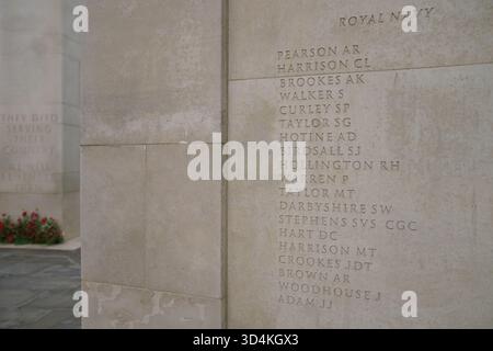 L'Armed Forces Memorial al National Memorial Arboretum di Alrewas, Staffordshire. Data foto: Martedì 11 novembre 2025. Foto Stock