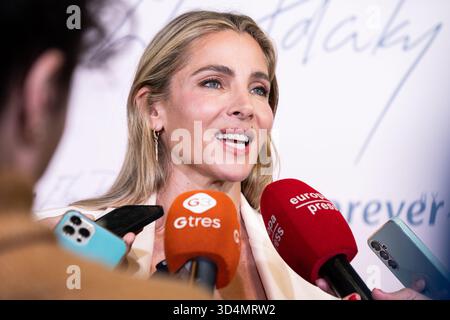 Madrid, Spagna. 11 novembre 2025. Elsa Pataky posa a una chiamata durante la presentazione dei suoi prodotti "Forever by Elsa Pataky" su en Corrarubias One a Madrid, 11 novembre 2025 Spagna. (Foto di Oscar Gonzalez/Sipa USA) credito: SIPA USA/Alamy Live News Foto Stock