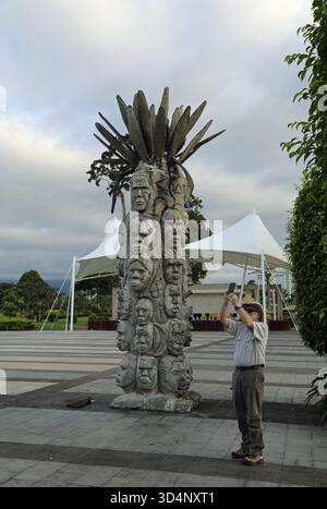 Turisti nel Parco Nazionale di Malabo Foto Stock