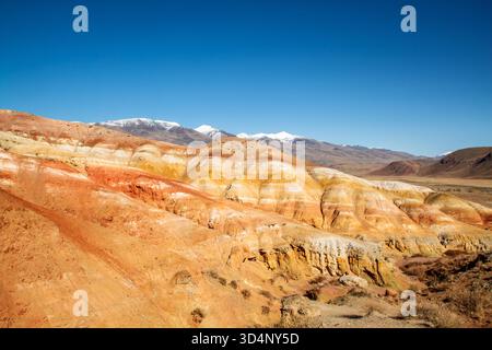 Natura, paesaggi dei monti Altai. Chagan-Uzun. Marte. Russia. Foto Stock