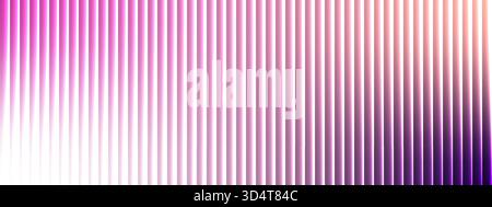 Fondo in vetro frattale a coste con sfumatura color magenta pastello. Schema a strisce verticali astratte. Illustrazione Vettoriale