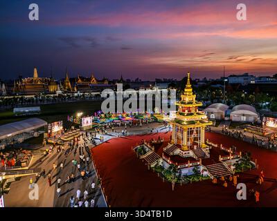 Bangkok, Tailandia - 11 dicembre 2024 - Tempio e Museo della reliquia del dente del Buddha Foto Stock