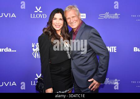 Alexandra Polzin mit Ehemann Gerhard Leinauer beim omaggio a Bambi 2025 all'Hotel Charles. München, 11.11.2025 *** Alexandra Polzin con il marito Gerhard Leinauer al Tribute to Bambi 2025 presso il Charles Hotel Monaco di Baviera, 11 11 2025 foto:XB.xInsingerx/xFuturexImagex tribute 5127 Foto Stock