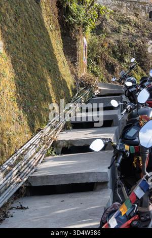 percorso e passi tipici Foto Stock