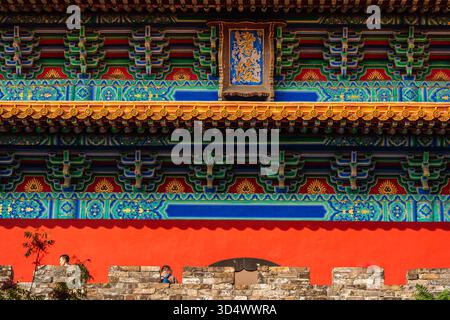 Mausoleo Ming Xiaoling, Nanjing, Cina Foto Stock