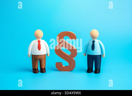 Norme in materia di interazione e comunicazione tra colleghi nella legislazione. Etica e cultura aziendale. Diritti dei lavoratori. Conformità agli standard sul luogo di lavoro. Formazione delle risorse umane, pubblicazioni sul diritto del lavoro. Foto Stock