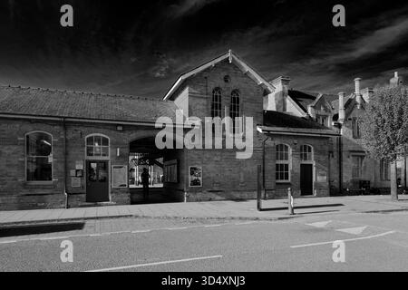 La stazione ferroviaria di Sleaford, Lincolnshire, Inghilterra, Regno Unito Foto Stock