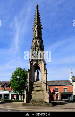 Handley Monument, Sleaford Town, Lincolnshire, Inghilterra, Regno Unito Foto Stock