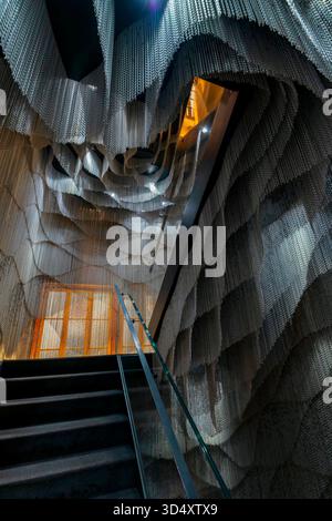 Casa Batlló progettata da Antoni Gaudí è un edificio di Passeig de Gràcia nel centro di Barcellona, in Catalogna, Spagna. Foto Stock