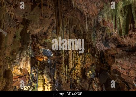 Grotte di Diros, Grecia Foto Stock