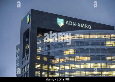 ABN AMRO Bank, sede centrale del gruppo, Business Center, Zuidas Business District, Gustav-Mahler-Laan, Amsterdam Zuid, paesi Bassi Foto Stock