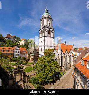 Meissen Chiesa di nostra Signora nel centro storico di Meissen, Sassonia, Germania Foto Stock