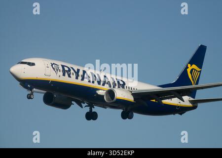 Aereo Ryanair Boeing 737 Foto Stock