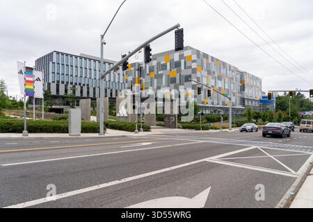Sede centrale di Adidas North America a Portland, Oregon, Stati Uniti Foto Stock