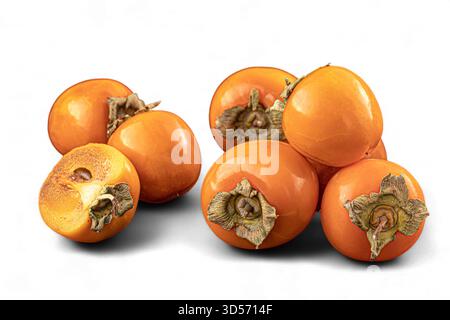 Morchia matura isolata con pezzi a fette Foto Stock