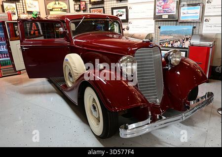 1934 Lincoln Sedan costruita da Boyd Coddington. Foto Stock