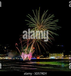 Fuochi d'artificio Foto Stock