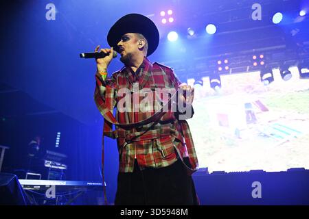 REGNO UNITO. 14 novembre 2025. LONDRA, INGHILTERRA - 13 NOVEMBRE: Boy George si esibisce per il concerto "i Love Jamaica" al KOKO il 13 novembre 2025 a Londra, Inghilterra. CAP/Mar © Mar/Capital Pictures credito: Capital Pictures/Alamy Live News Foto Stock