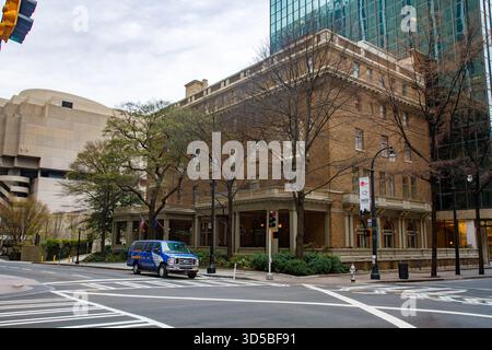 Il Capital City Club vecchio club sociale in un edificio storico nel centro di Atlanta, Georgia, Stati Uniti Foto Stock