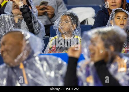 Carson, California, Stati Uniti. 15 novembre 2025. I tifosi sono visti durante una partita internazionale di calcio amichevole tra il Los Angeles Galaxy e il Club America sabato 15 novembre 2025 a Carson, California (Credit Image: © Ringo Chiu/ZUMA Press Wire) SOLO PER USO EDITORIALE! Non per USO commerciale! Foto Stock