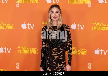 Los Angeles, Stati Uniti. 15 novembre 2025. Whitney Port partecipa agli arrivi di Hilarity for Charity's Friendsgiving al Rolling Greens DTLA di Los Angeles, CALIFORNIA, il 15 novembre 2025. (Foto di Corine Solberg/Sipa USA) credito: SIPA USA/Alamy Live News Foto Stock