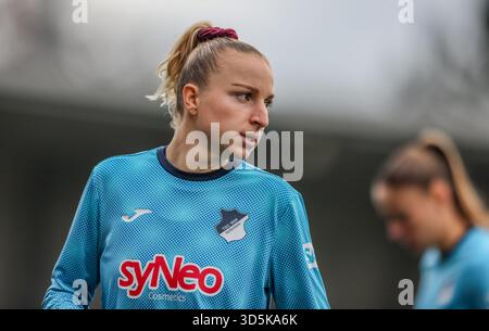 DEU, Wolfsburg, Hoffenheim vs Eintracht Frankfurt, DFB-Pokal [Coppa di Germania] per donne, DFB, stagione 2526, Dietmar-Hopp-Stadion, round di 16 nella foto: Vanessa Diehm (Hoffenheim #6) LE NORMATIVE DFB/DFL VIETANO QUALSIASI USO DI FOTOGRAFIE COME SEQUENZE DI IMMAGINI Foto Stock