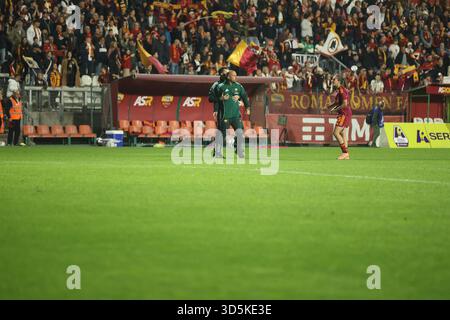 ROMA ITALIA 16 NOVEMBRE 2025 ITALIA DONNA SERIE A: AS ROMA - LAZIO allo Stadio delle tre Fontane di Roma, partita tra AS Roma e Lazio per le donne italiane Foto Stock