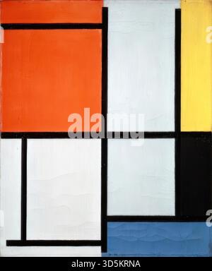 Composizione, 1921 di Piet Mondrian Illustrazione Vettoriale