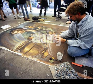Madonnaro Foto Stock