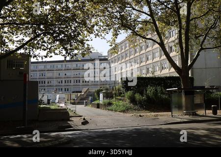 Paris Est Créteil Val de Marne University, vista esterna, città di Créteil, dipartimento Val de Marne, Francia Foto Stock