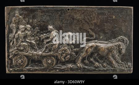 Il Trionfo della giustizia è un dipinto tedesco o olandese del 1600 circa che raffigura una scena allegorica con la giustizia personificata, accompagnata da figure, simboli ed elementi architettonici. Il lavoro enfatizza allegoria, gesti, espressione facciale e rappresentazione simbolica. Foto Stock