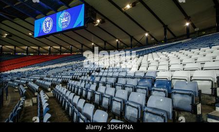 Hampden Park, Glasgow, Scozia, Regno Unito. 18 novembre 2025. Scozia V Danimarca, qualificazioni alla Coppa del mondo UEFA, fase a gironi, gruppo C. Hampden Park in vista del calcio d'inizio. Crediti: WM Sport Media / Alamy Live News Foto Stock