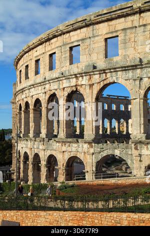 Croazia, Pola, Arena, anfiteatro, Foto Stock