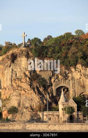 Ungheria, Budapest, Chiesa della Grotta di Gellért, Foto Stock